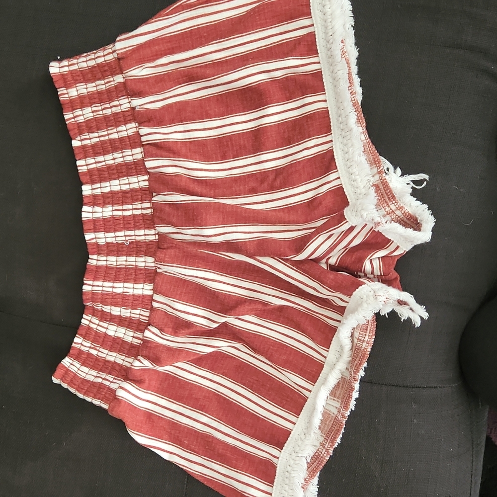 Juniors Stripped Shorts